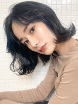 シンク オモテサンドウ(sync omotesando)&nbsp;サファイアブルーフェイスフレーミング韓国ヘア