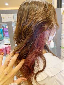 アイコニック 日進梅森台店(ICONIQ) インナーカラー★ピンク