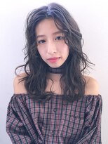 アルバム 銀座(ALBUM GINZA)&nbsp;無造作ロングヘア_カーキグレージュマッシュショート_8767