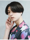 サラ髪リバースセンターパート