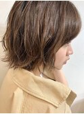 無造作がかわいい◎愛されショートボブ
