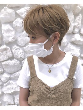 モアナバイヘッドライト 小田原店(Moana by HEADLIGHT) Moana【小田原】ベージュ#マッシュショート#20代30代40代