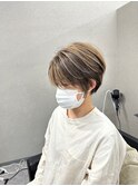 白髪ぼかし/脱白髪染め/脱白髪染めハイライト/透明感