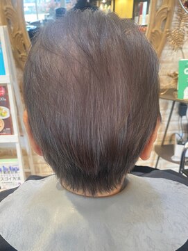 メイプルフェロー(MAPLE fellow) 白髪ぼかしグレイヘアハイライトアッシュコンパクトショート