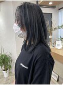 it.Style ハイライト ネイビー ブルー