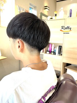 ラリー(Rally) ツーブロックショートマッシュ