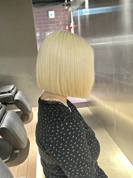 ペレ 栄店(PELE) 切りっぱなしボブ/エアリーロング/美髪/ピンクブラウン/栄