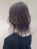 ヘアーブリーズ(hair breeze) 大人可愛いストレートくびれボブインナーカラー肩ライン外ハネ