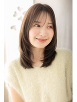 カバーヘア ブリス 大宮西口(COVER HAIR bliss)&nbsp;ミルクティーアッシュ小顔前下がりレイヤーカットZ大宮30代40代