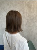 【COS/平塚/加藤】結べて下ろせる☆オリーブカラーボブ