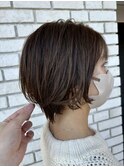 20代30代40代大人ニュアンス軽めショート