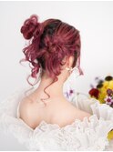 大人かわいいツインお団子