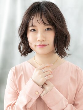 ドクターズサロン LAB 小山店 ショコラアッシュミストバングボブパーマp小山20代30代40代