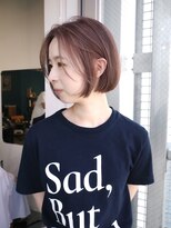 ヨー(Yoh-)&nbsp;【ミニボブ/阿部達哉】ブリーチ/ダブルカラー/ショートボブ