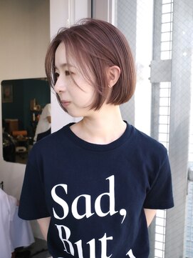 ヨー(Yoh-) 【ミニボブ/阿部達哉】ブリーチ/ダブルカラー/ショートボブ