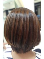 ヘアースタジオ ジェイワン(hair studio J ONE)&nbsp;20代30代40代50代60代癖毛ショートボブにお勧めエアーストレート
