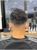 【フェード】ショートバングスタイル