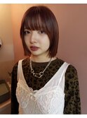 red brown × bob