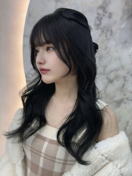 エス(Ess) 美髪/ワイドバング/ホワイトブロンド[髪質改善/ヘアセット/大宮]