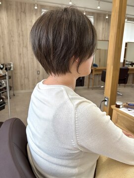 アグ ヘアー ナッツ 秦野店(Agu hair nuts) 丸みショート/マロンベージュ/くびれショート/くすみベージュ