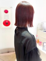 バブ バイネオリーブ(Bab by neolive)&nbsp;ボブ/白髪ぼかし/切りっぱなし/チェリーブラウン/美髪