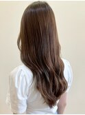 ミルクティーベージュ 髪質改善 艶髪カラー ダメージレス