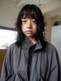 デンヘアデザイン(DEN hair design) 個性光るウルフパーマ。彼女のファッションにもお顔にもぴったり