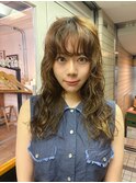 レイヤーパーマでガーリーな印象に！