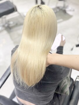 ゲームバイアランスミシー 心斎橋(GAME by Alan Smithee) 【Nagi】ブロンドカラー/艶髪ハイトーン