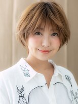 カバーヘア ブリス 大宮西口(COVER HAIR bliss)&nbsp;ハイライトカラー小顔ひし形マッシュショート308W大宮10代20代