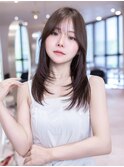 20代30代/大人かわいい/くびれレイヤーカット/インナーカラー/