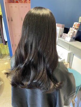 エシェル 平塚店(echelle) フェザーフリップ/セミロング/ダークモカ/平塚