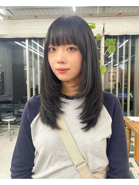 ノエ(noe) 黒髪カタログ/クラゲヘアー/オリーブグレー/栄r31