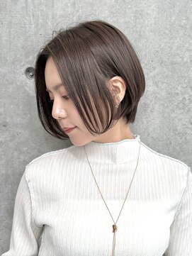 ロンド 銀座(Lond) ●杉浦オリーブグレー/ショート/レイヤー/髪質改善/縮毛矯正
