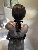 プランツヘアー&nbsp;リボンアレンジ　博多美容室