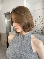 サンド 銀座(sand)&nbsp;顔周りレイヤーで大人っぽいキレイめボブ◎