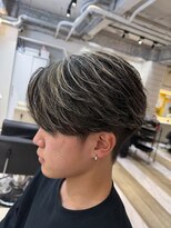 ルースト 京都河原町店(ROOST)&nbsp;金メッシュフェザーパーマスタイル