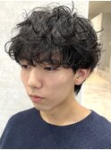 シャドウパーマ|前髪だけ動かす自然仕上げ
