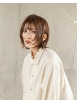 在り家 別邸(bettei) 《在り家 別邸》ウルフカット×ブリーチなしミルクティベージュ