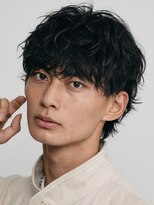 フィフス 大分(fifth)&nbsp;大分シャドウパーマメンズカットラウンドマッシュツーブロック