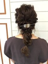 ネオリーブ アンド 渋谷店(Neolive &)&nbsp;【Neolive & 渋谷店】ミディアムでもできる編み下ろしアレンジ