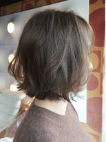 ワークス(WORKS)&nbsp;【WORKS】イルミナアッシュベージュ☆きりっぱなし外ハネボブ