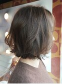 【WORKS】イルミナアッシュベージュ☆きりっぱなし外ハネボブ
