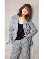 リンクス トウキョウ(LINKS TOKYO)&nbsp;韓国女優バング　小顔ラインカット　ラフウェーブぐるふわパーマ