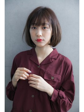 リル 8F 銀座(Rire) 【Rire-リル銀座-】前髪ありな内巻きボブ☆