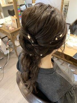 着付けヘアセット専門店 ウィズ(With) 編みおろし