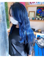 トーク 伊丹本店(TAL'KE)&nbsp;TAL'KE/バレイヤージュ×ブルー_751