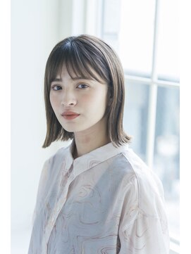 ガーデン タチカワ(garden tachikawa) 20代30代大人かわいいうる艶髪抜け感ヘア切りっぱなしミディアム