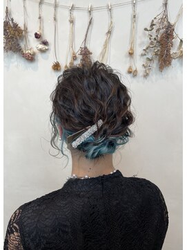 シャンプーボーイ セントラル 博多(SHAMPOO BOY central) モコモコ☆お団子アレンジ