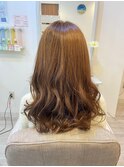 【hair partner Latte】ブリーチなしダブルカラー×ベージュ